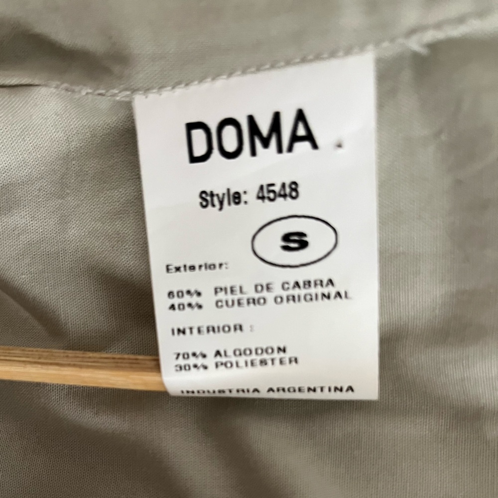 Genuine Goat Fur wRemovable Gen Leather Sleeves Made in Argentina Jacket… - Picture 16 of 16